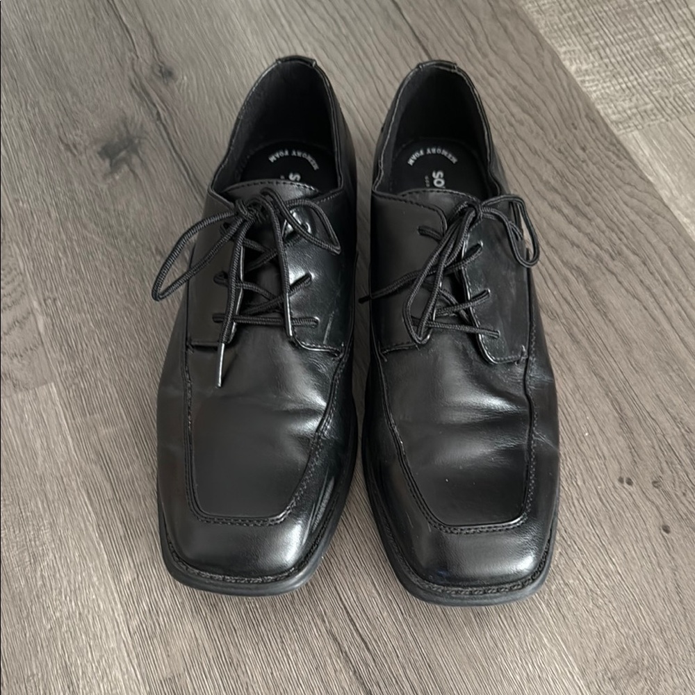 Black Leather Dress Shoes